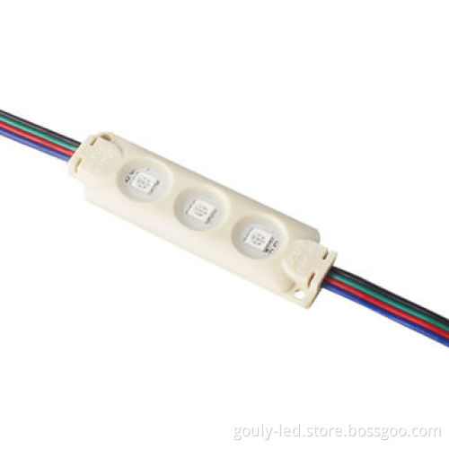 RGB LED Module with High Brightness, 5050 SMD Light Source, 12V DC Voltage and 0.72W Power